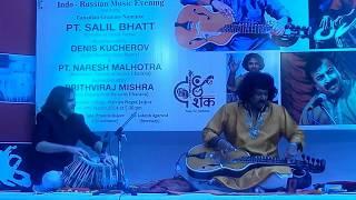 Pt.Salil Bhatt with Denis Kucherov on tabla