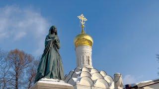 Moscow. Donskoy Monastery. Small Cathedral, icons of the Don Mother of God