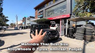 Best Size AlloyWheels Tyres | Mahindra Thar | Creative Wheels | Amritsar, Punjab