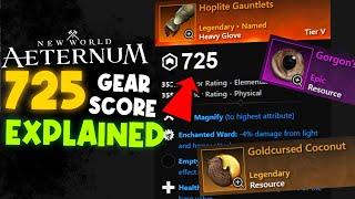 How To Farm & Craft 725 Gear Score Loot ️ New World Aeternum