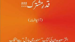 Qadr e Mushtriq Audio Afsana - Akhtar Saeed - Book Samandar main Barish