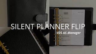 Silent Planner Flip | VDS A5 Manager - TM Noir