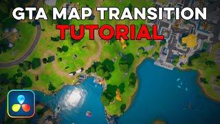 How to make this *GTA MAP TRANSITION* in DaVinci Resolve 17 (+FREE PRESETS)