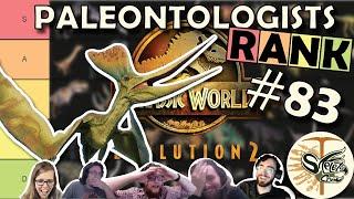 THE CREW PLAYS GEO-CRESTER | Paleontologists rank GEOSTERNBERGIA in Jurassic World Evolution 2