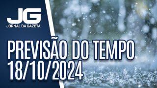 Previsão do Tempo – 18/10/2024