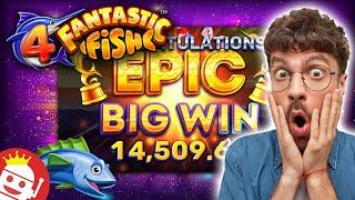 4 FANTASTIC FISH  LUCKY PLAYER LANDS HUGE JACKPOT!