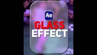 create glass motion  graphics in after effect