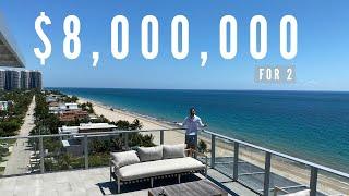 $8,000,000 FOR 2 ADJACENT OCEANFRONT CONDOS IN FORT LAUDERDALE, FL | Walk Through Tour | L.H.T EP13