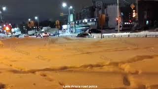 RUSSIAN POLICE | Crew of the Police in the cordon of the road.