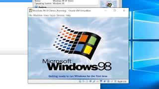 Windows 98 on VirtualBox - How to do it properly. 32bit Graphics, ACPI and Internet Access.