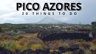 What to do in Pico island Azores Portugal 4K - TOP 20 attractions -