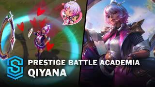 Prestige Battle Academia Qiyana Skin Spotlight - Pre-Release - PBE Preview - League of Legends