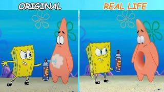 SpongeBob Donut Patrick | SpongeBob Original vs Real life | SpongeBob Animation  #spongebob