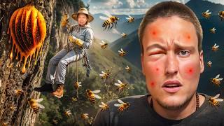 Пробуем ЗАПРЕЩЕННЫЙ мёд диких пчел-УБИЙЦ! Опасный Непал
