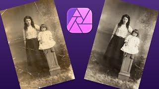 How to Restore and Repair Old Photos in Affinity Photo Tutorial