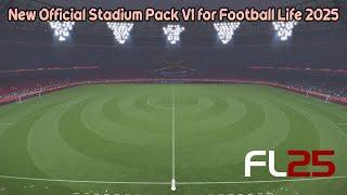 New Official Stadium Pack V1 - Football Life 2025