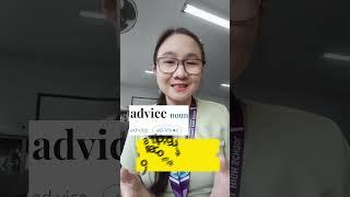 PRONUNCIATION Practice Advise vs Advice #englishpronunciation  #englishvocabulary  #englishgrammar