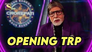 Kaun Banega Crorepati 14 OPENING TRP | KBC 14 | Sony TV New Show Latest News | Amitabh Bachchan