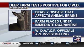 CWD confirmed in Oneida County deer farm