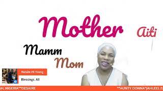 ALL MOTHERS ARE SPECIAL***THE MIX***AUNTY DONNA CORN COLOR