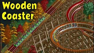 RCT2 Ride Overview - Wooden Roller Coaster