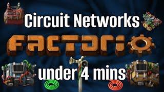 Factorio Circuit Networks explained in under 4 minutes!