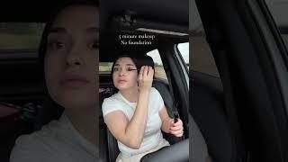 Five minute makeup routine #makeup