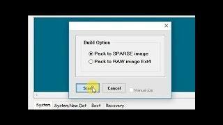 Repack system files into system image