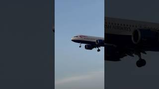 A320NEO landing at LHR #aviation #fly #travel #spotter #airbus #heathrow #landing #britishairways