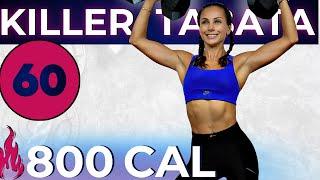 60-MIN INTENSE FAT KILLER TABATA WORKOUT (lose weight fast, build lean muscle, total body + abs)