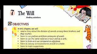 The will  || class -4 ch-7 || English alive course book || Explanation.