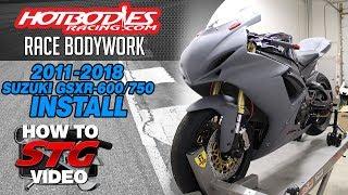 Hotbodies 11-18 Suzuki GSX-R600/750 Race Bodywork Install  | Sportbiketrackgear.com