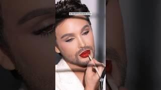 The Ultimate Red Glossy Lip!  #makeuptutorial #shorts