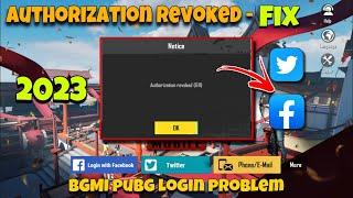 AUTHORIZATION REVOKE (611) PROBLEM FIX HOW TO FIX FACEBOOK LOGIN PROBLEM PUBG MOBILE - GB ALPHA