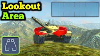 Blocking Turret Turn | Lookout Area Button in World of Tanks Blitz