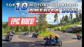 TOP 10 Motorcycle Road Trip Destinations in the US for 2025! | Part 2 of 2