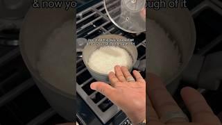 Y’all know you’re supposed to wash rice before cooking right  #filipinobreakfast