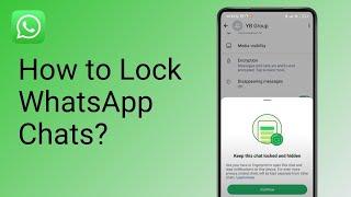 How to Lock WhatsApp Chats ?