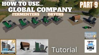 How To Use Global Company Part 9 - Fermenters, and Dryers - Farming Simulator 19