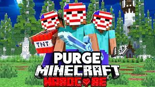 100 Players Simulate a FANTASY PURGE in Minecraft...