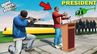 GTA 5 : Franklin Become The President & Saves Entire Los Santos From Sudden Attacks in GTA 5 !