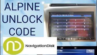 Alpine radio unlock online - VIE-x008, X009,X007 etc. | reach us via whatsapp +614303-86787