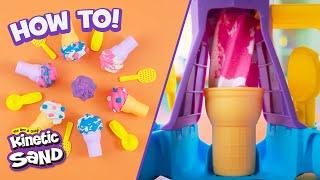 NEW Soft Serve Station How To | Kinetic Sand | Toys for Kids