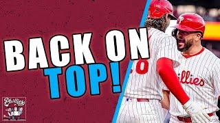 Back on Top: First-place Phillies beat the Mets