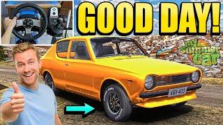 A Good Day in My Summer Car W/ Logitech G27 + Wheel Cam #25