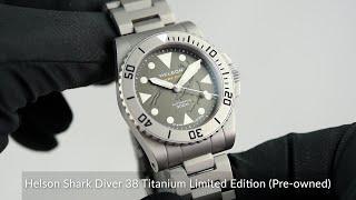 Helson Shark Diver 38 Titanium Limited Edition (Pre-owned)