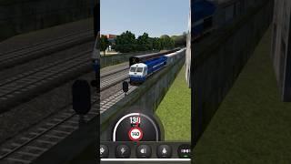 Two Trains Same Time Crossing on full speed #gaming #shorts #shortsfeed #viralshorts #trending