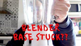 Is your blender base stuck?? Here's an easy way to get it unstuck!