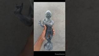 Krishna sculpture paper mache and m-seal part 2 Artwork by sachin