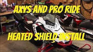 How to install a heated shield plug in your Polaris Axys or Pro Ride